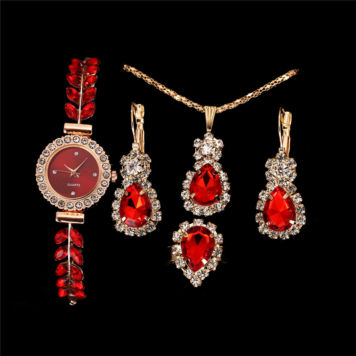 Quartz bracelet watch gift box set