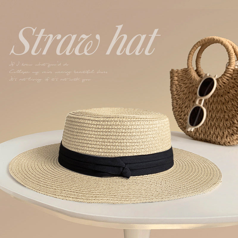 Sombrero de paja retro para el sol