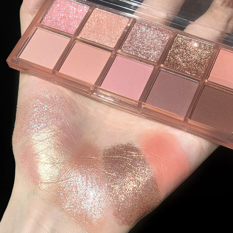 Paleta de sombras de ojos de 10 colores