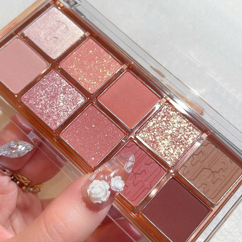 Paleta de sombras de ojos de 10 colores