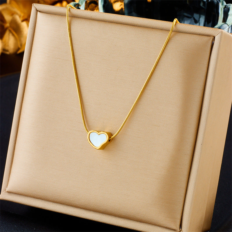 White Fritillary Love Necklace