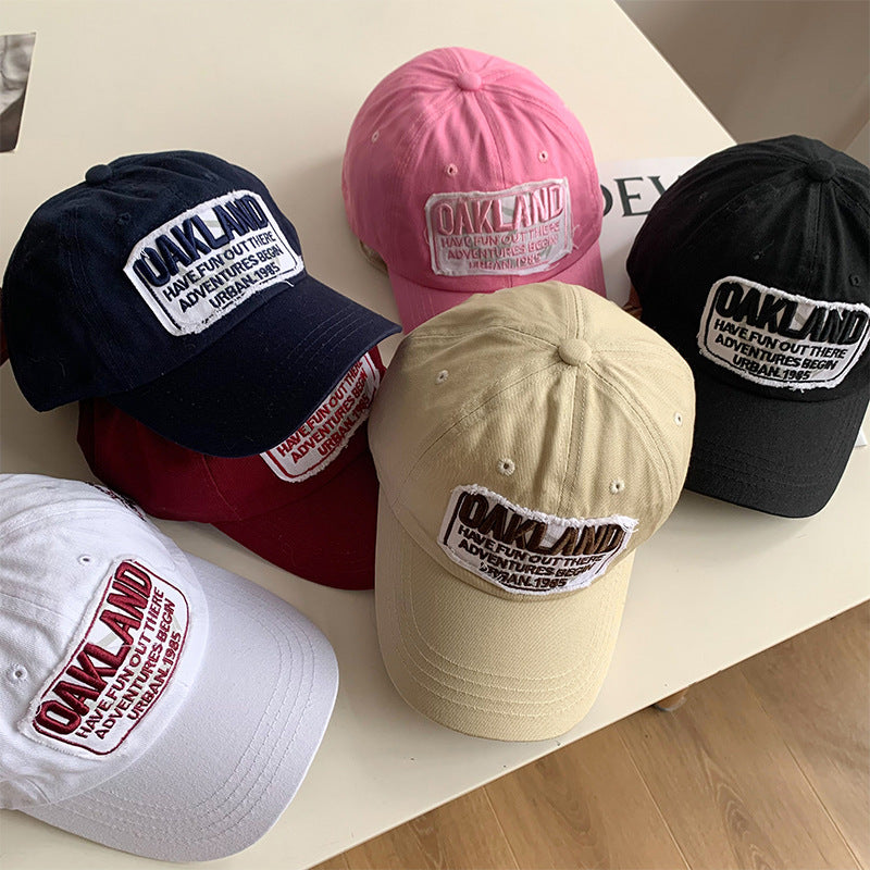 Gorra de béisbol de moda vintage con parte superior suave