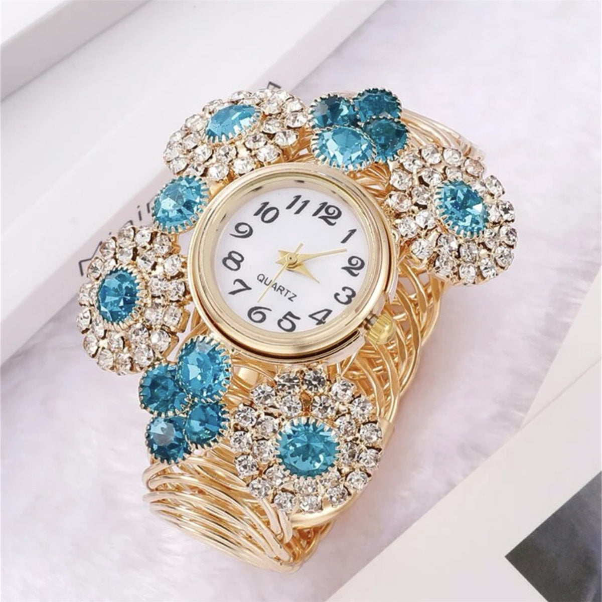 Rhinestone Gypsy Temperament Women's Bracelet Watch