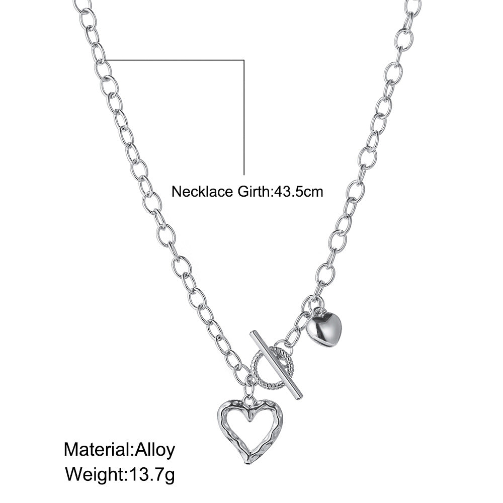 Personalized Street OT Buckle Clavicle Chain Necklace