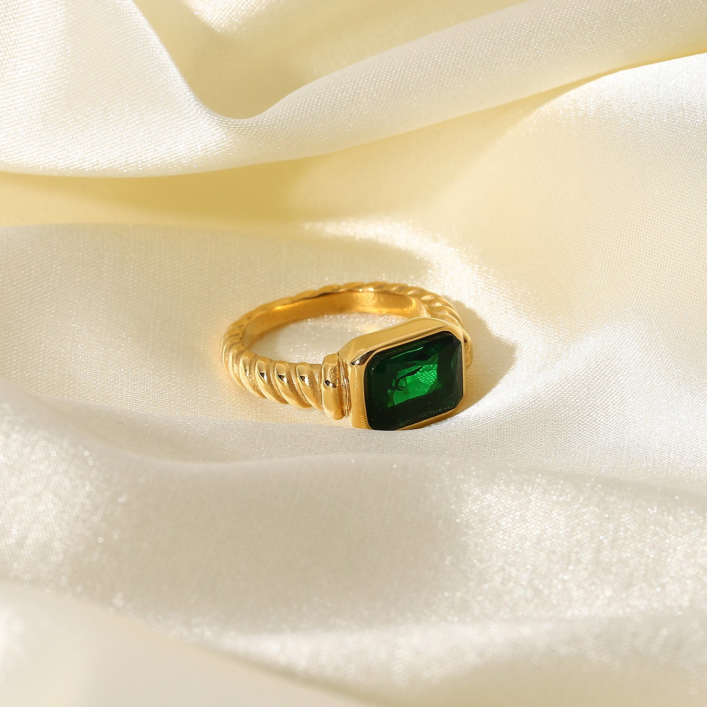 Twisted Spiral Ring Jewelry