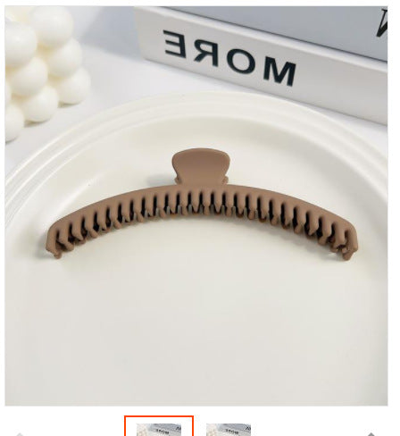 Coffee matte grab clip