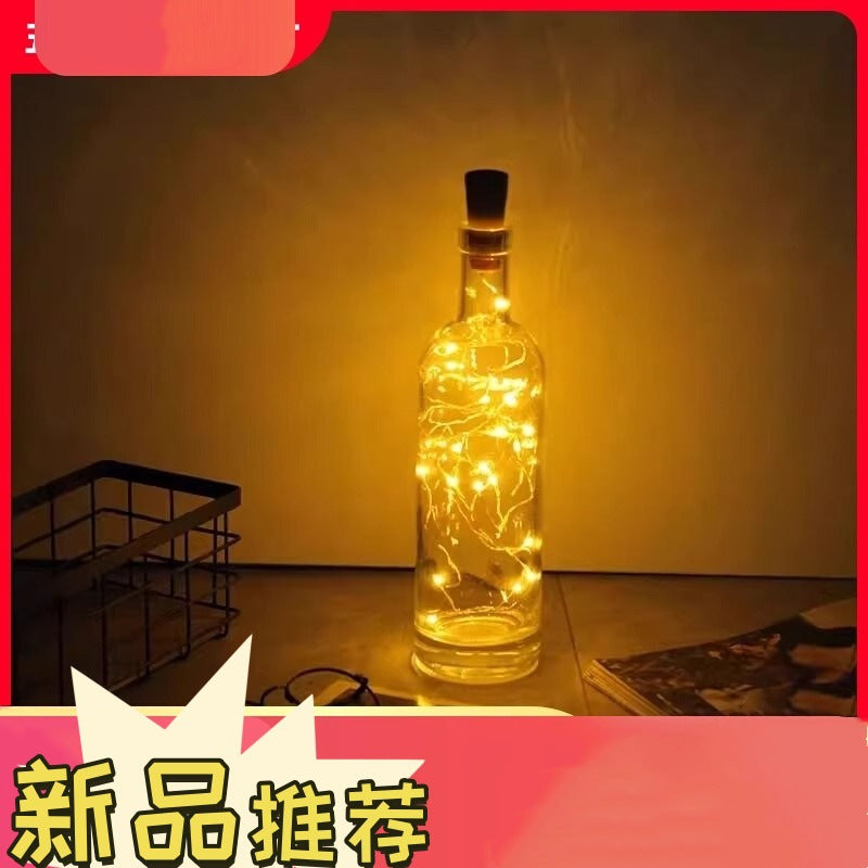 Luces decorativas de batería LED de cadena de luz de alambre de cobre