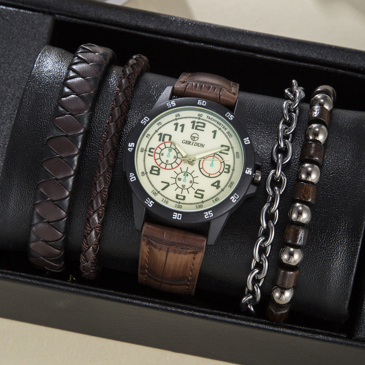 Alloy watch bracelet set