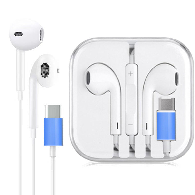 Type-C Wired Control Earphones Huawei Honor OPPO Apple 15