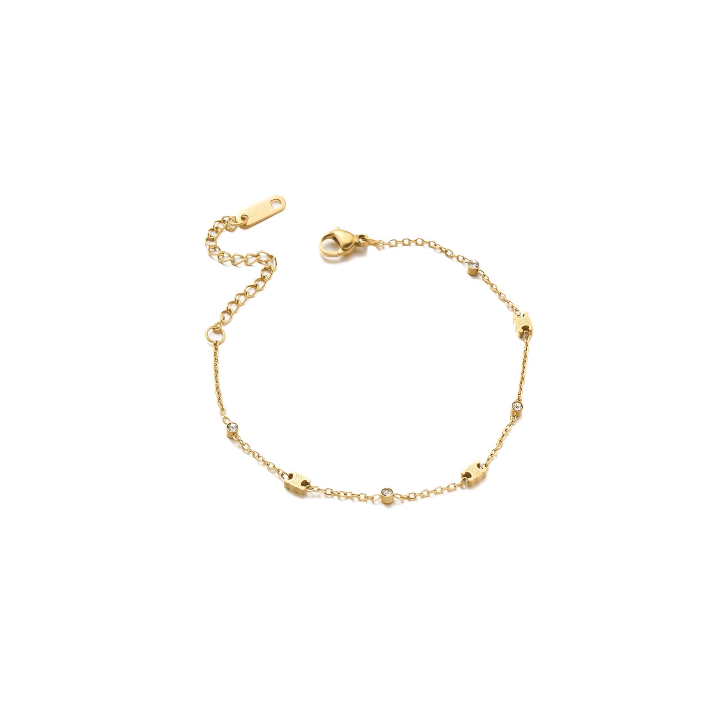 Titanium Steel Arc de Triomphe Bracelet