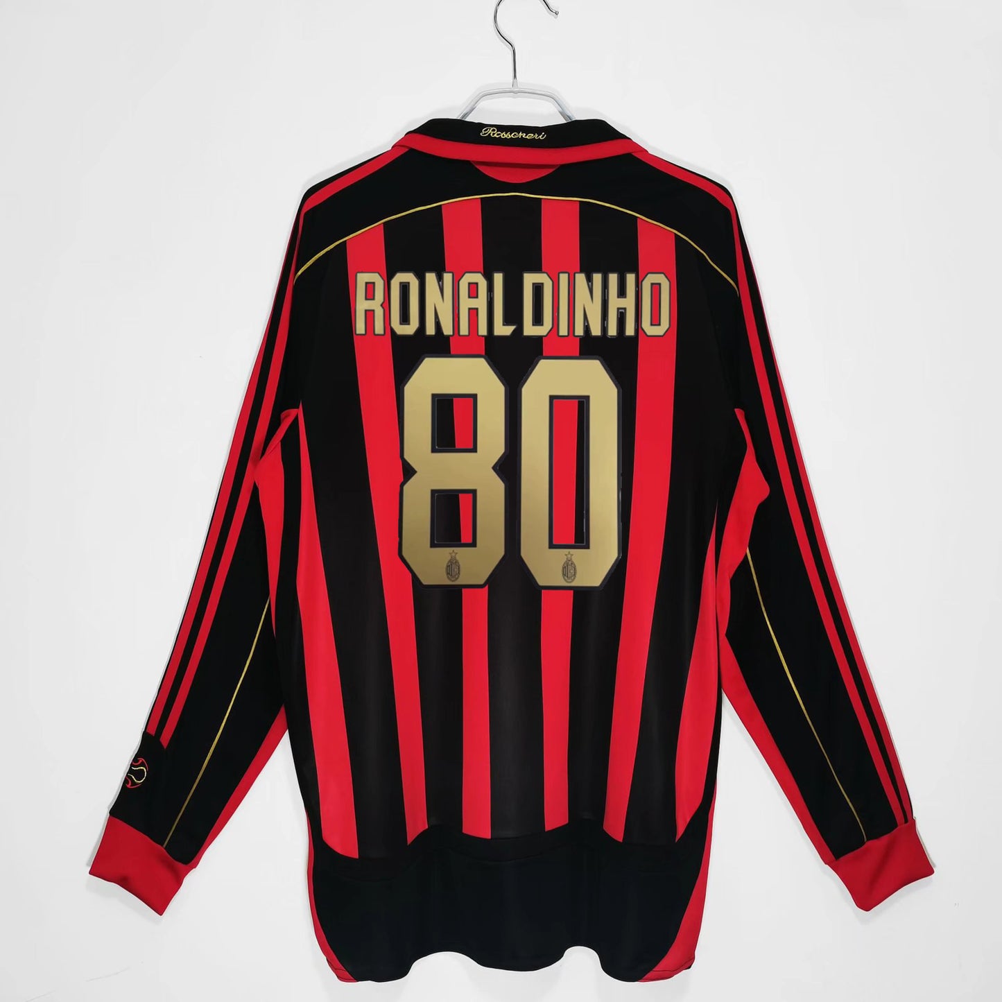 Camiseta retro de manga corta de local y visitante del AC Milan 06-07