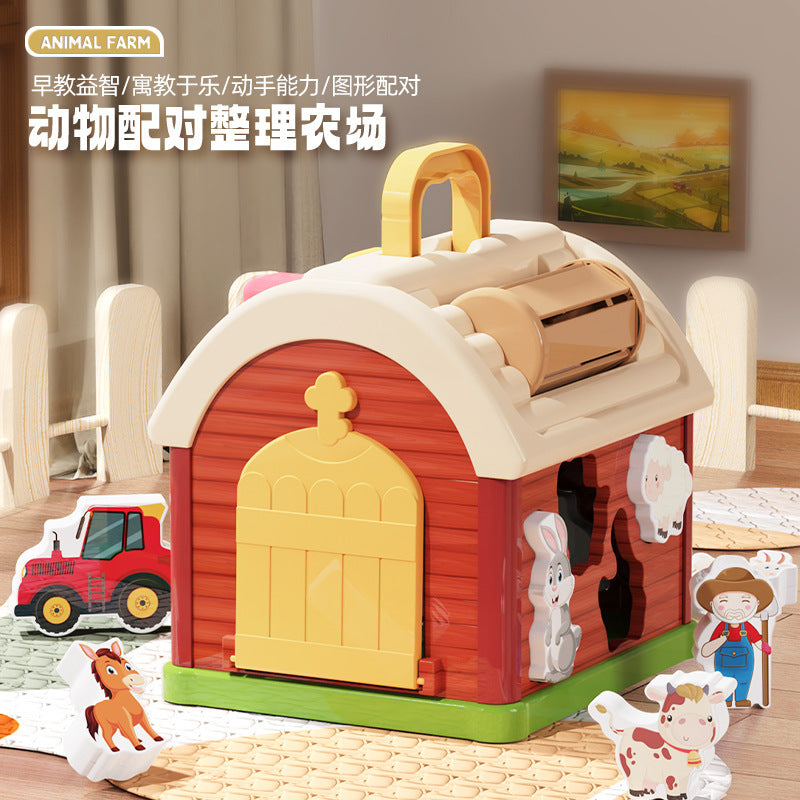 Toy Fun Cottage Baby Early Education Shape Matching Blocks