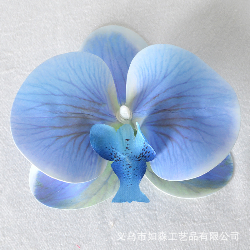 Cabeza de flor de orquídea mariposa de laminación 3D de simulación