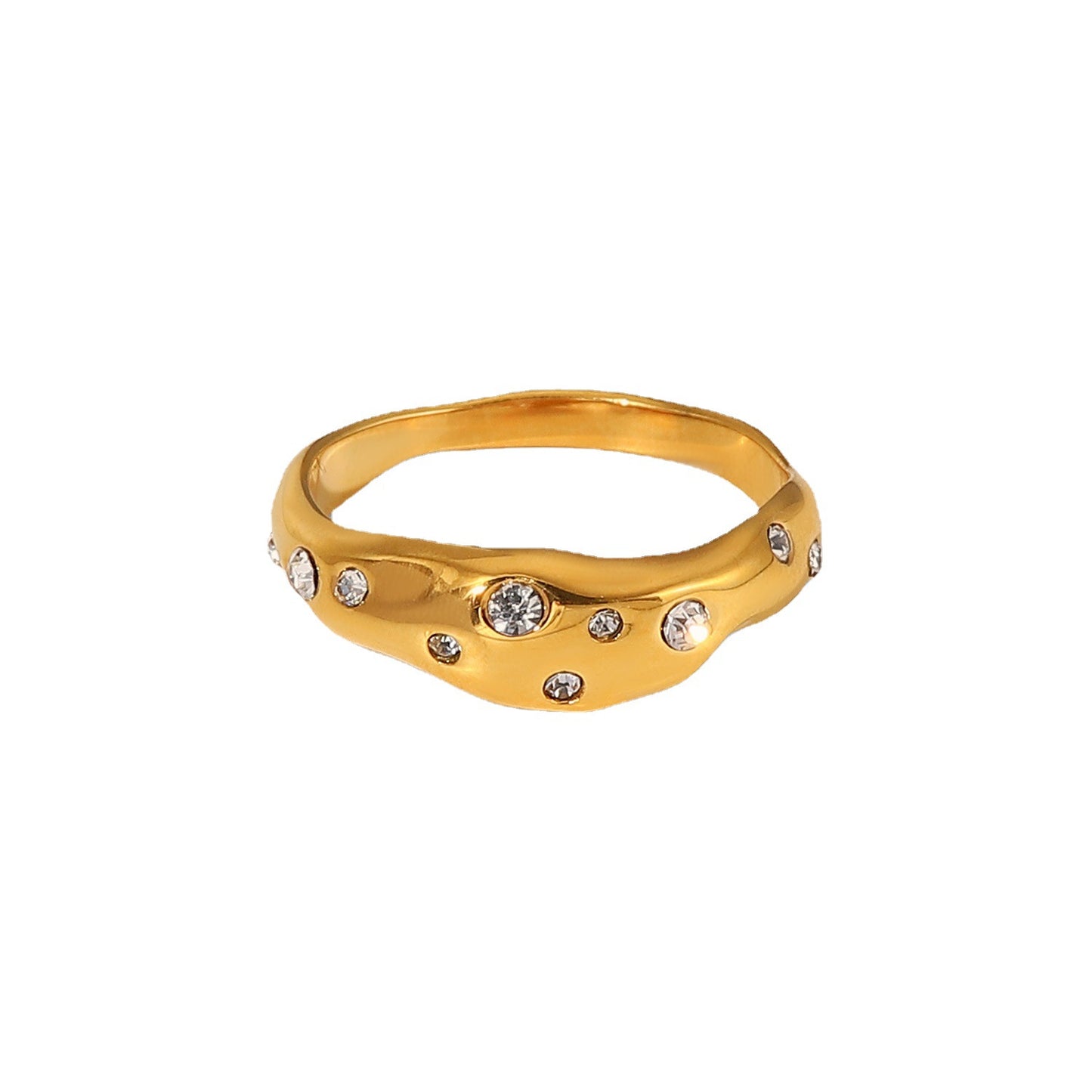 ring starry sky zircon