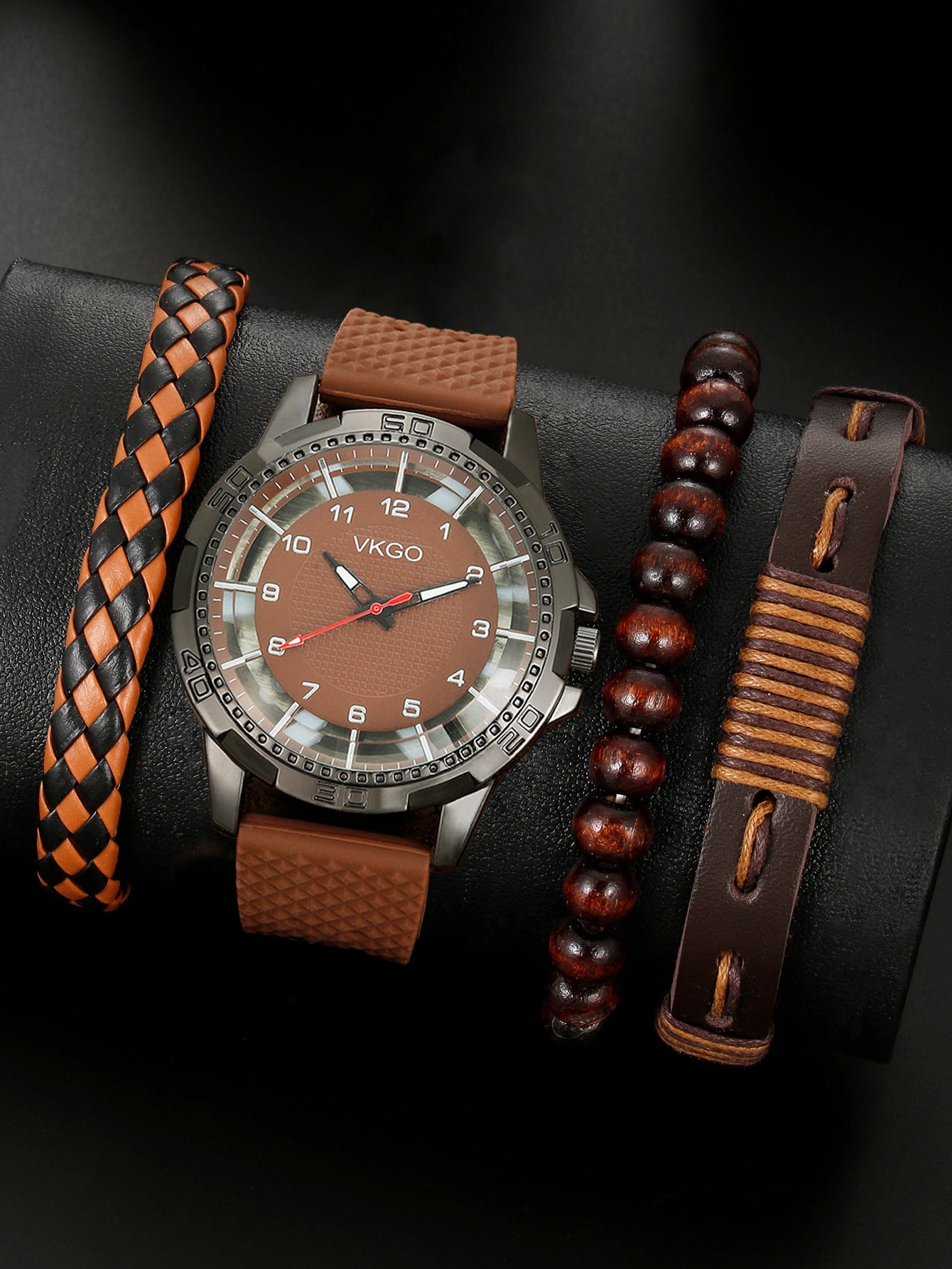 Men's Sports Bracelet Set Quartz Watch
