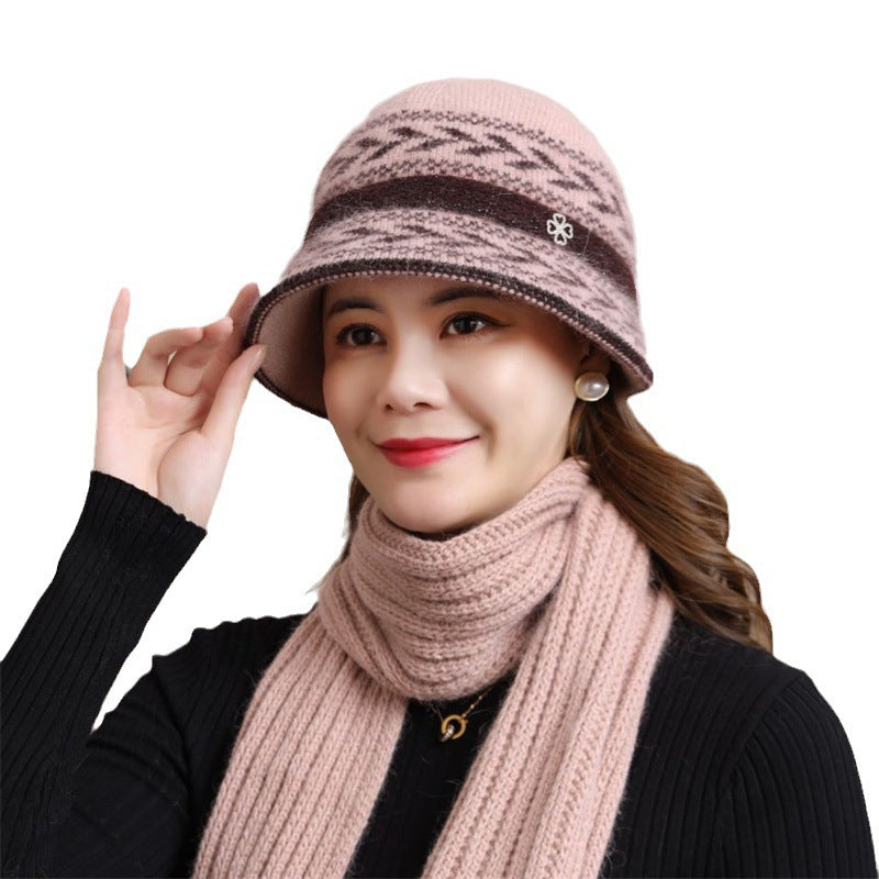 Gorro de punto para personas mayores