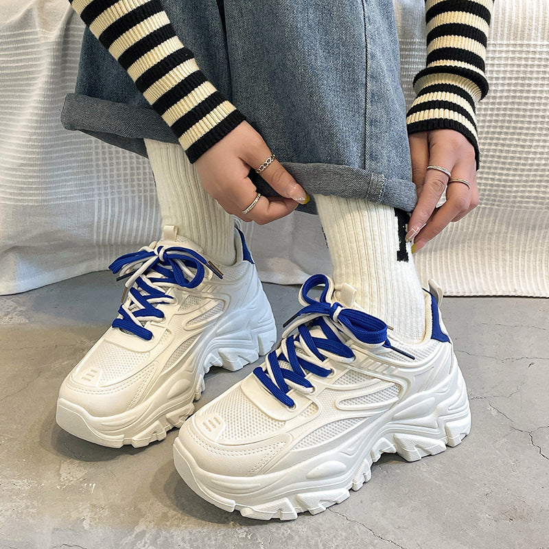 Thick-soled heightening fashion casual shoes