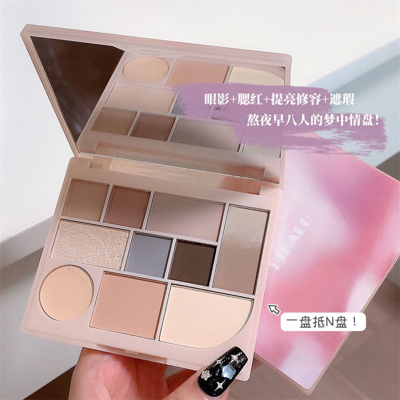 Paleta de sombras de ojos de 10 colores