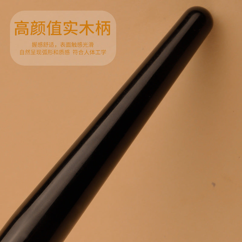 Juego de brochas de maquillaje de pelo de animal Qingyun de 15 piezas