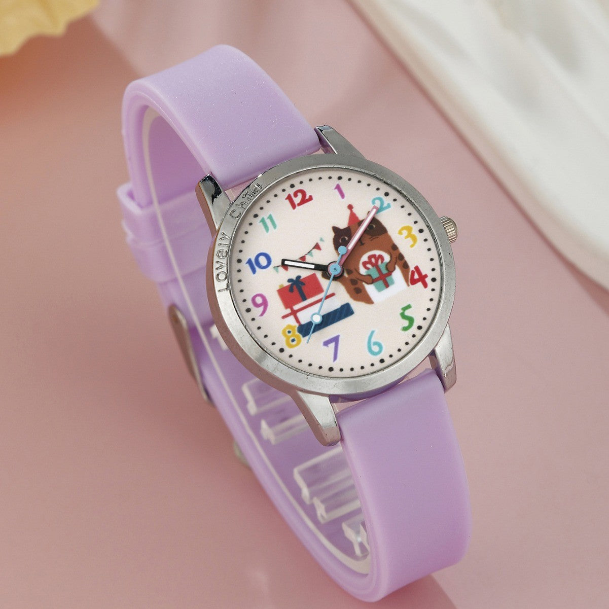 Silicone watch cartoon element jewelry set