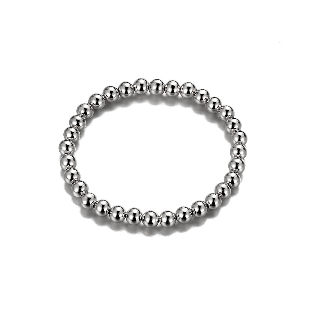 Pulsera elástica de metal simple al por mayor