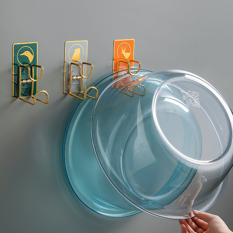Estante de almacenamiento para lavabo montado en la pared