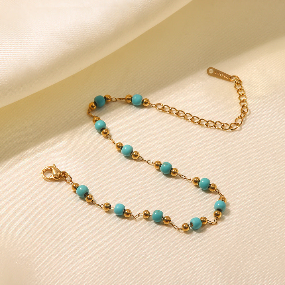 Turquoise Geometric Bracelet