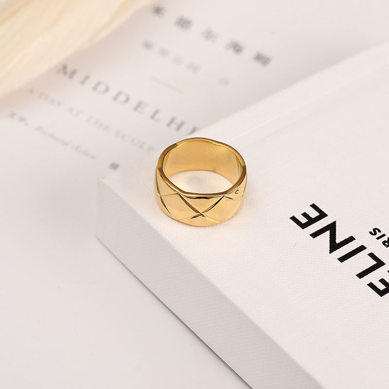 V-shaped wave ring