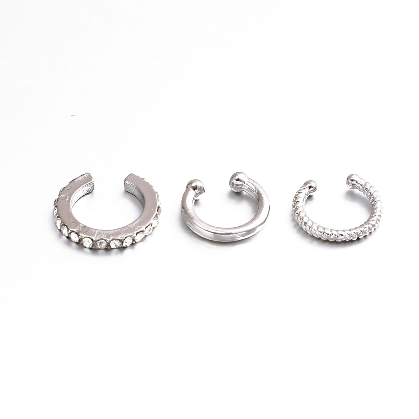 Conjunto de tres piezas con clip para la oreja pequeño