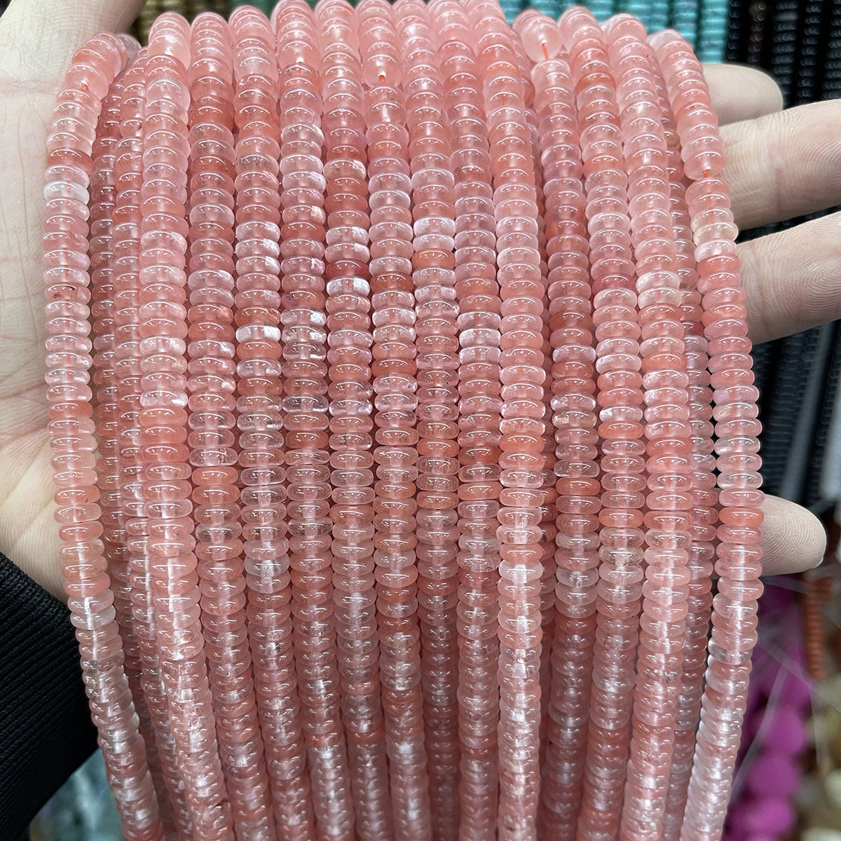 2 * 6Mm abacus beads disc loose beads