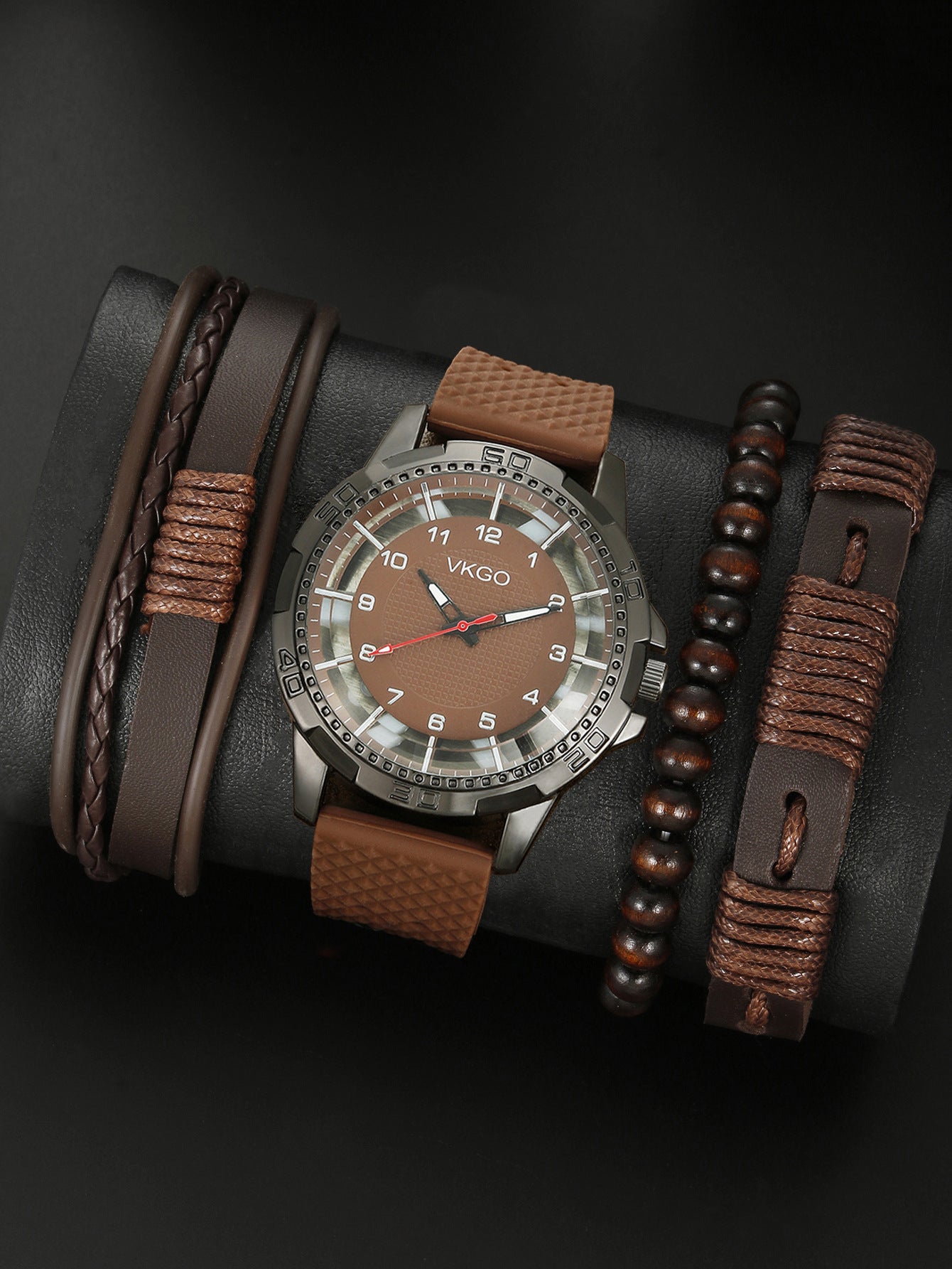Men's Sports Bracelet Set Quartz Watch