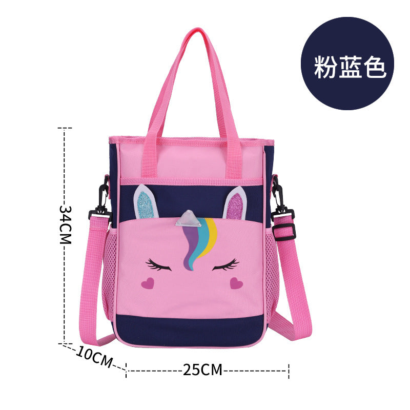 Cartoon printed logo backpack