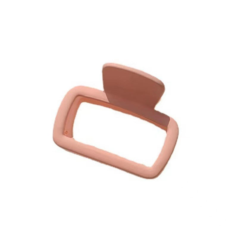 Pinza para el pelo de goma cuadrada pequeña de moda