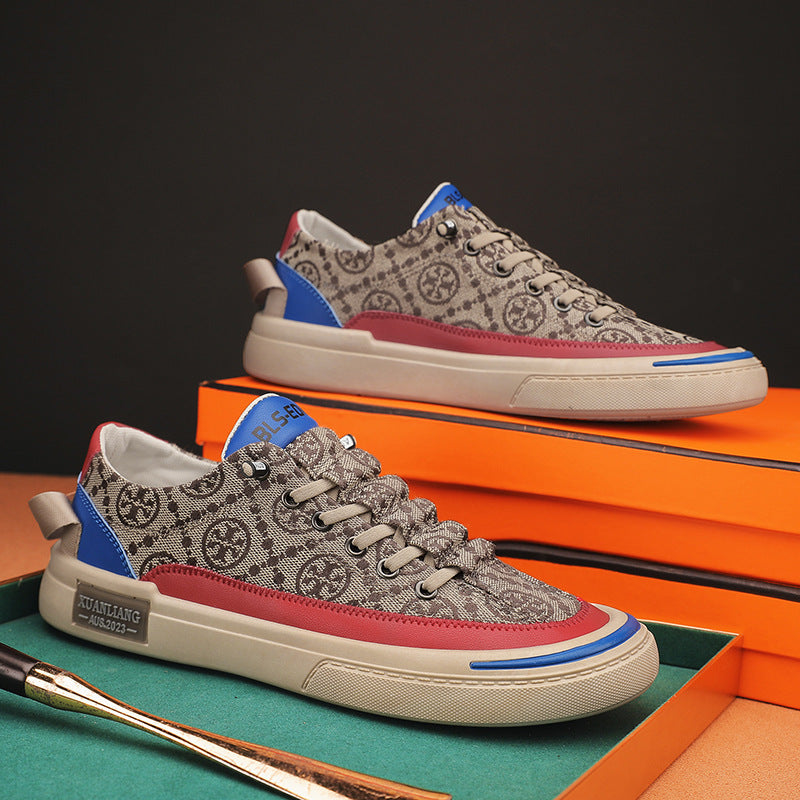 Zapatos de lona sin cordones con suela suave