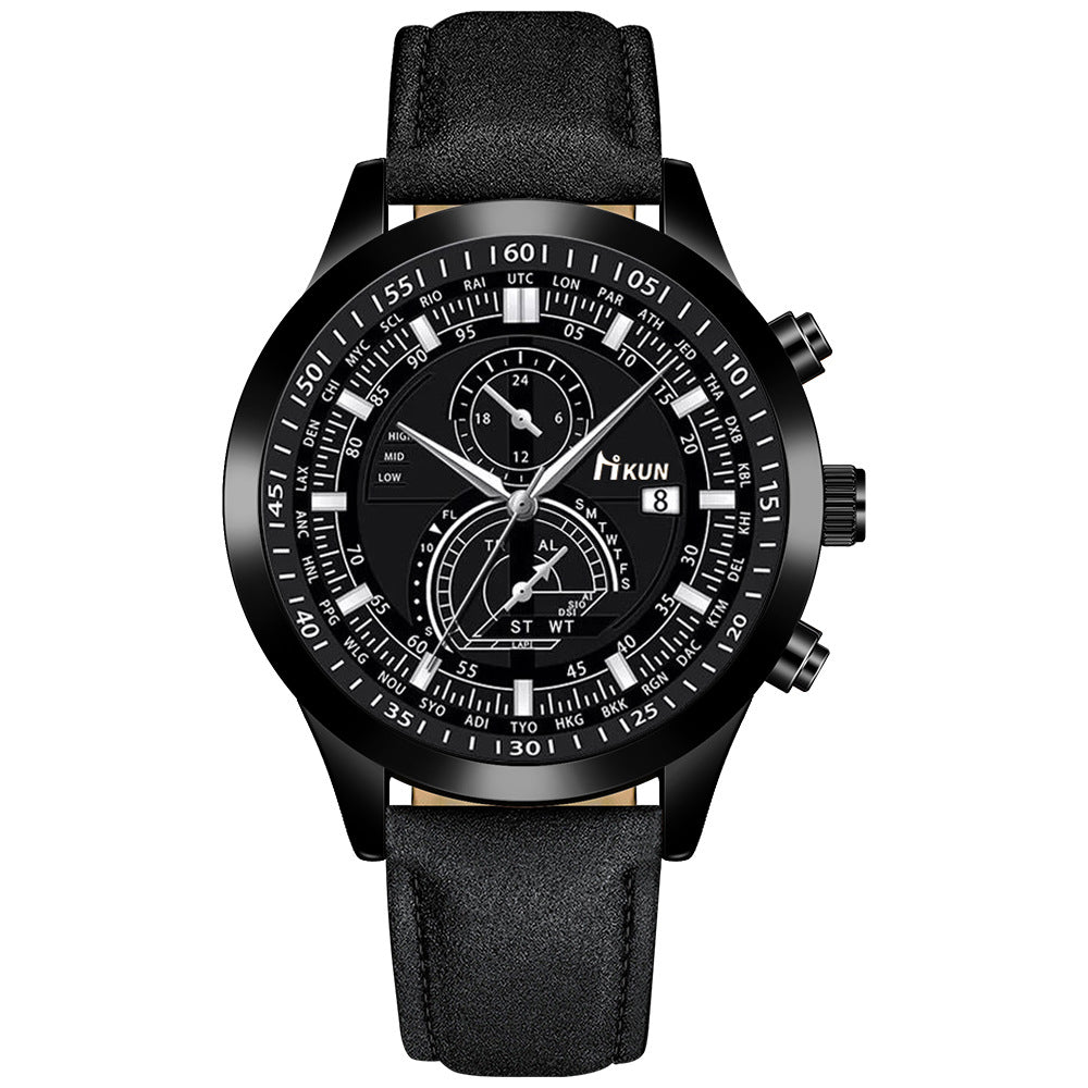 Simple sports belt quartz watch