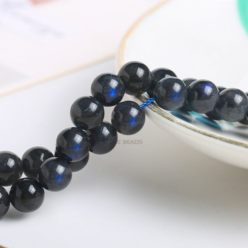 Strong blue gray moonlight loose beads