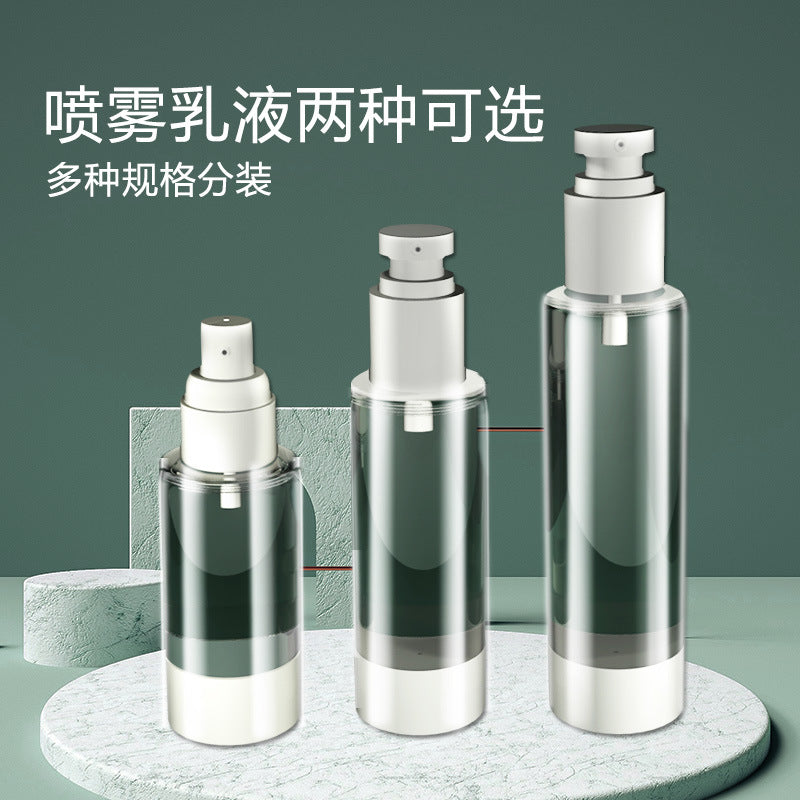 Vacuum Travel Dispenser Bottle