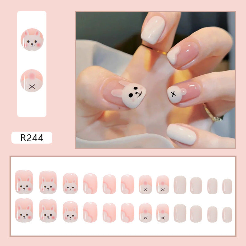 Pegatinas para uñas estilo ballet removibles