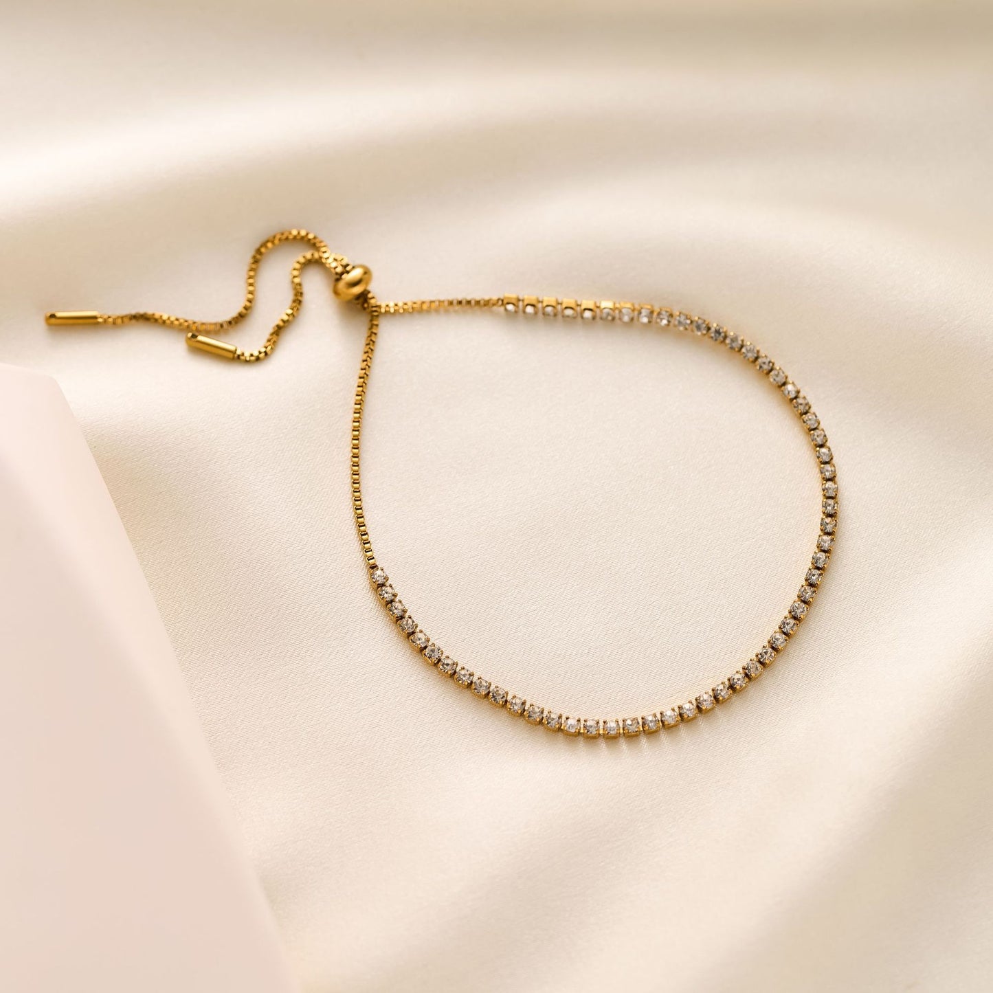 Adjustable Zircon Bracelet