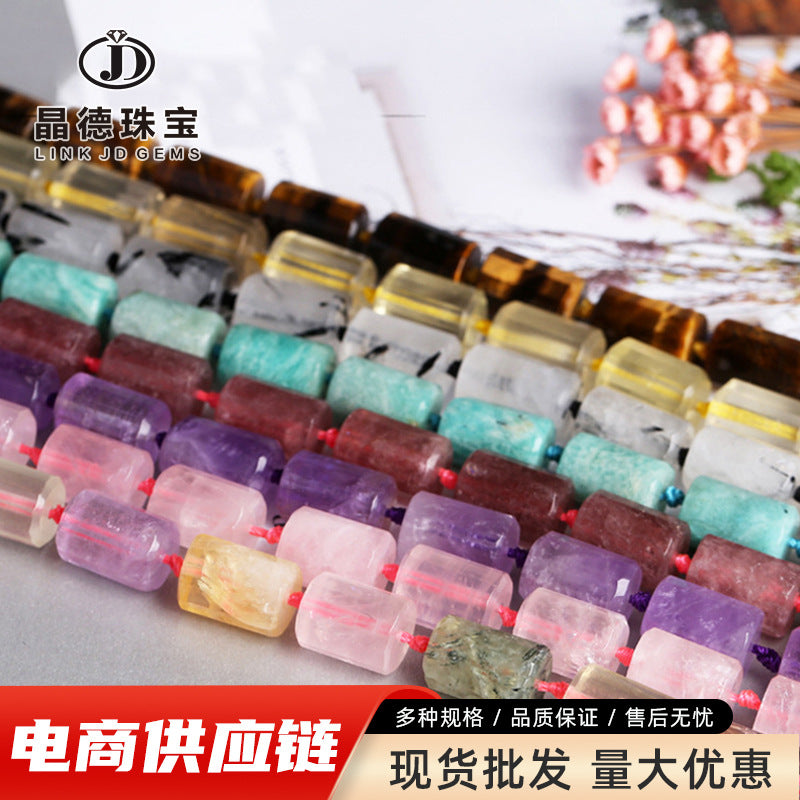 11 * 16Mm crystal cut barrel beads cylindrical loose beads