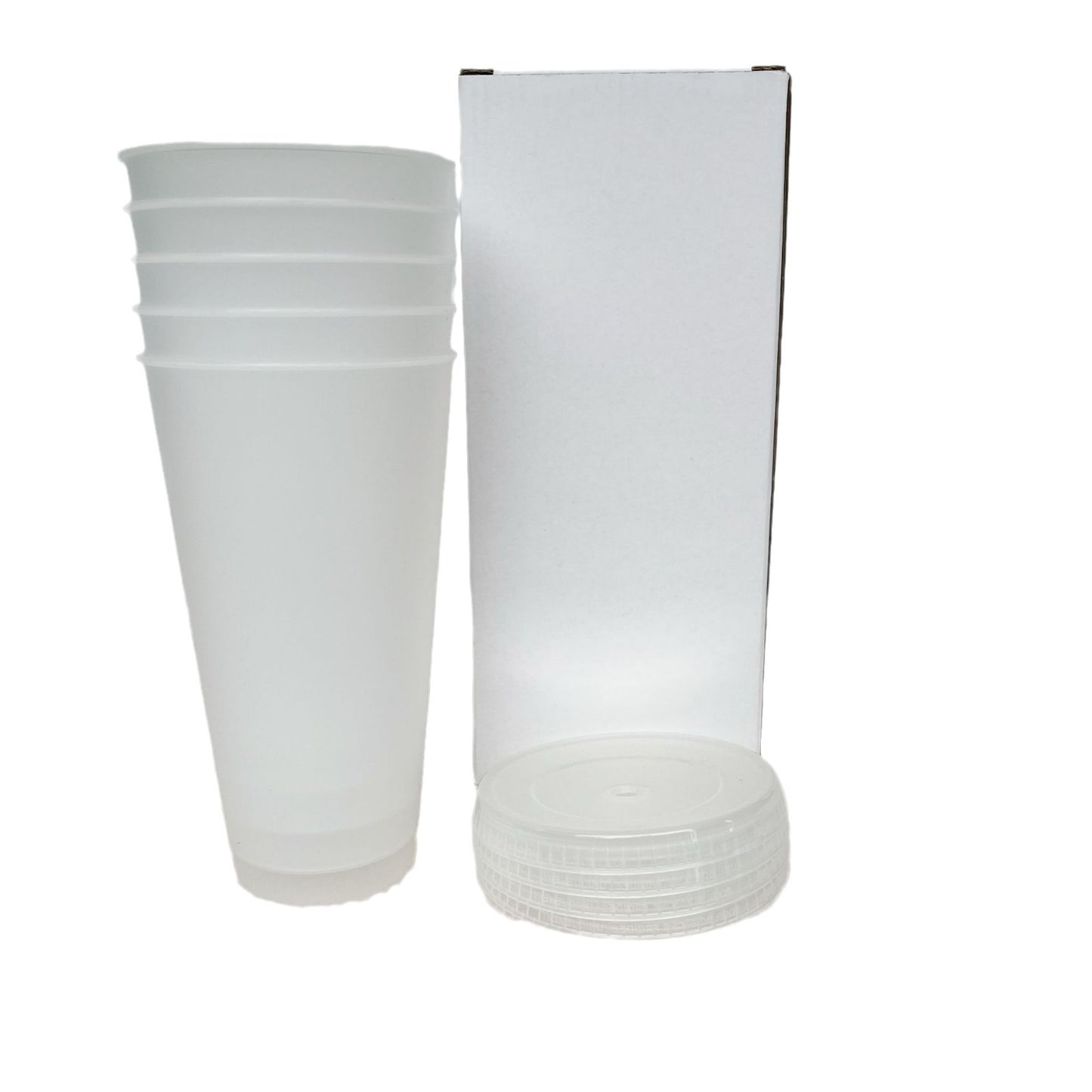 710 single layer transparent plastic coffee straw cup