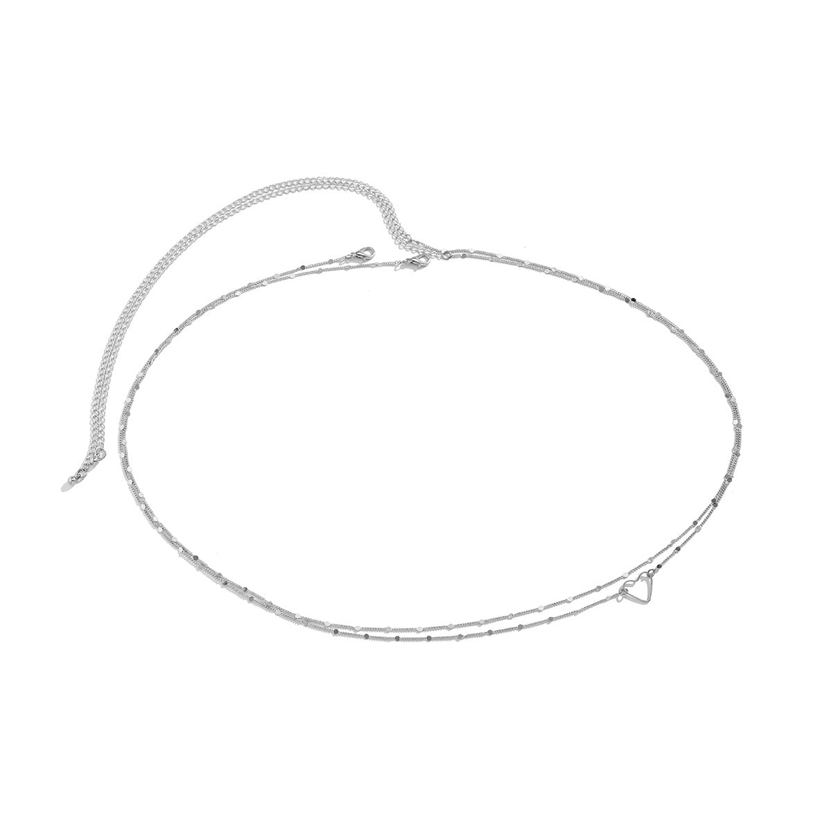 8-figure versatile heart-shaped temperament body chain