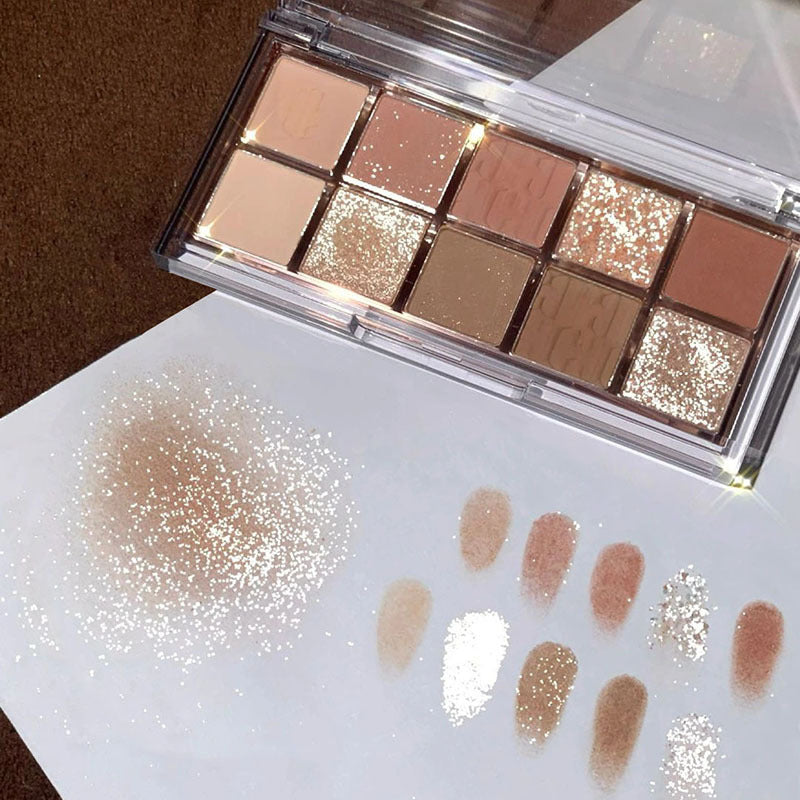 Paleta de sombras de ojos de 10 colores
