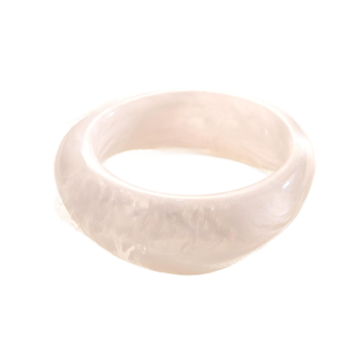 Irregular Acrylic Wide Bracelet