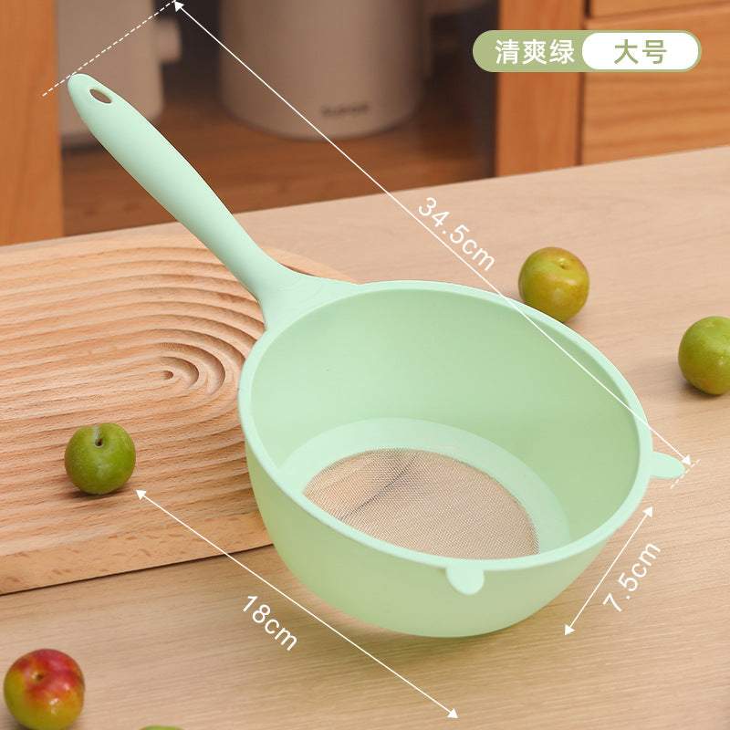 Cuchara de plástico para lavar arroz, colador multifunción