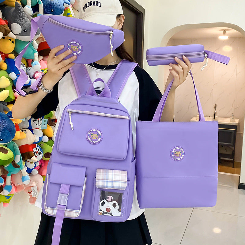 Mochila escolar bolso mochila de gran capacidad