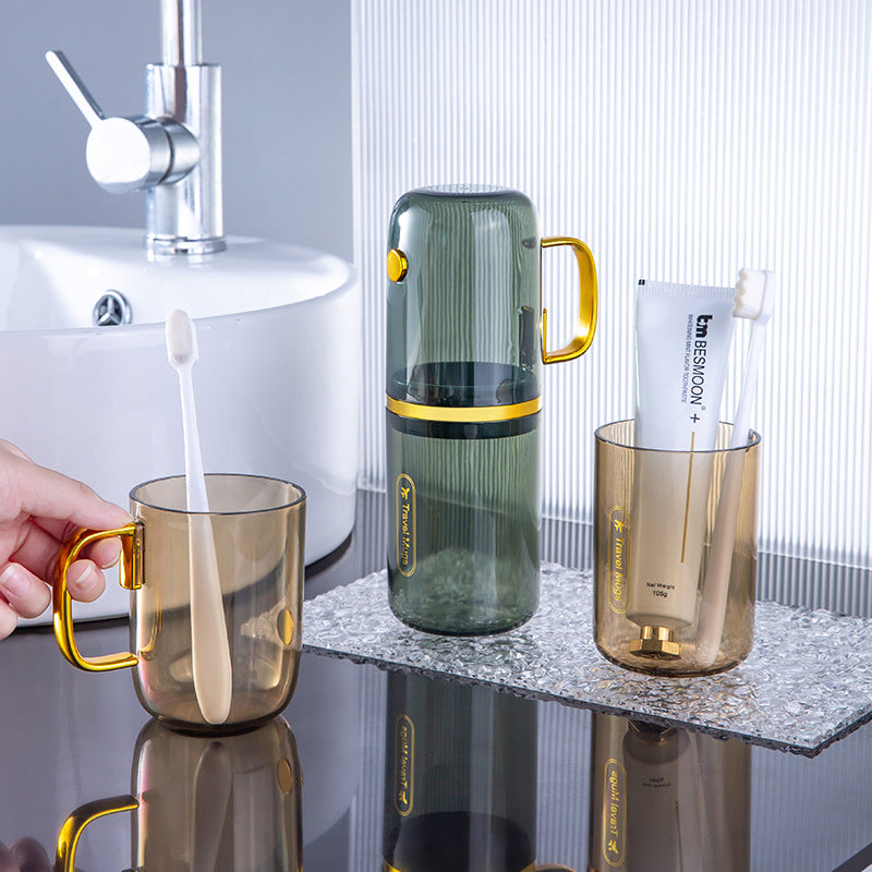 Vaso portátil para cepillos de dientes de viaje