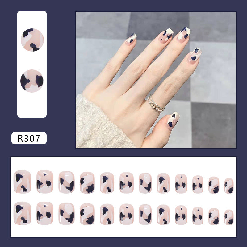 Wearable Removable Fake Nail Stickers Short Long
