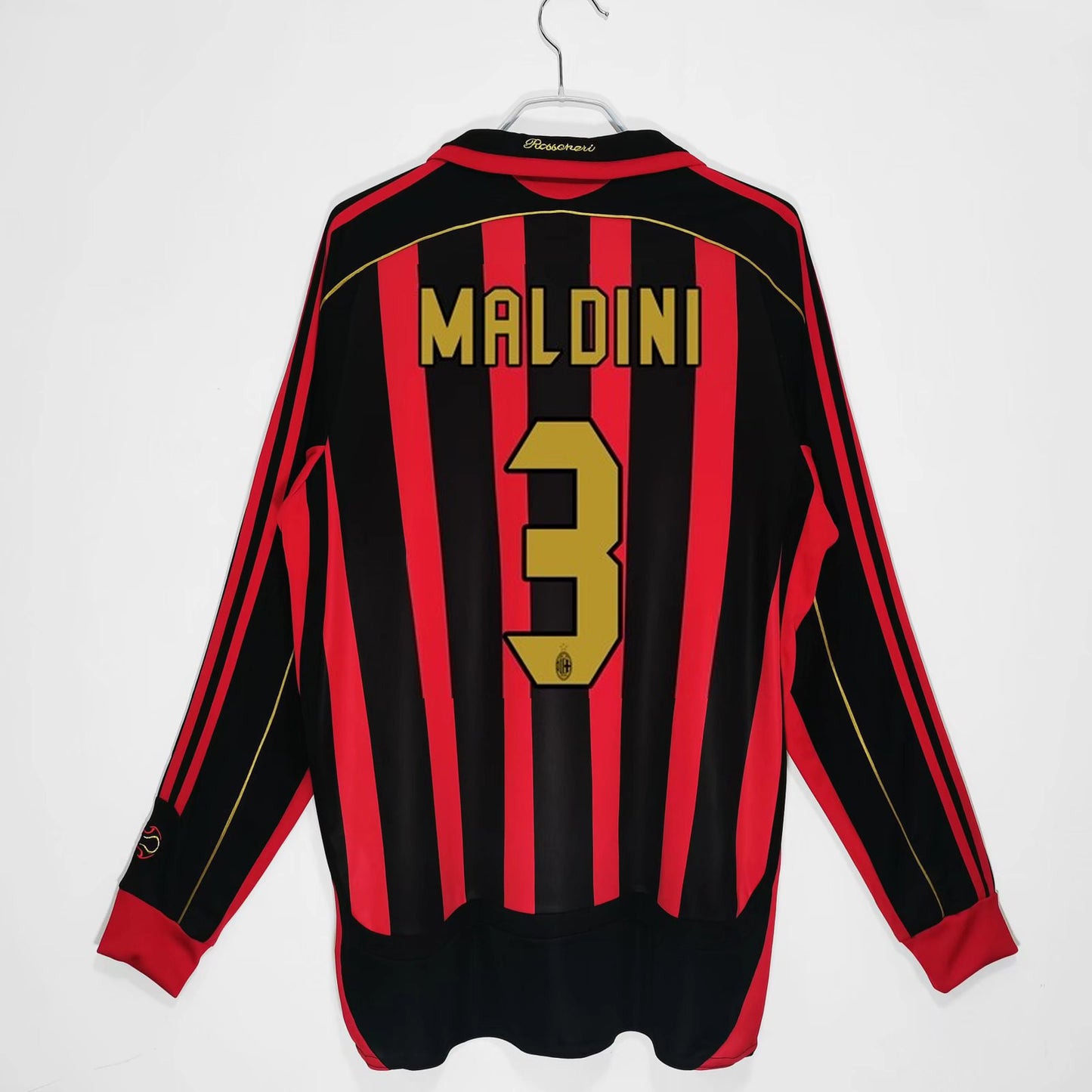 Camiseta retro de manga corta de local y visitante del AC Milan 06-07
