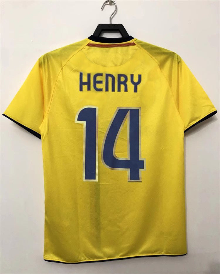08-09 Barça 10 Messi Eto'o 14 Henry Xavi Iniesta Camiseta retro local/visitante